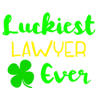 Luckiest Lawyer Ever St Patrick's Day Irish Attorney Legal Gift Tie-Dye T-Shirt