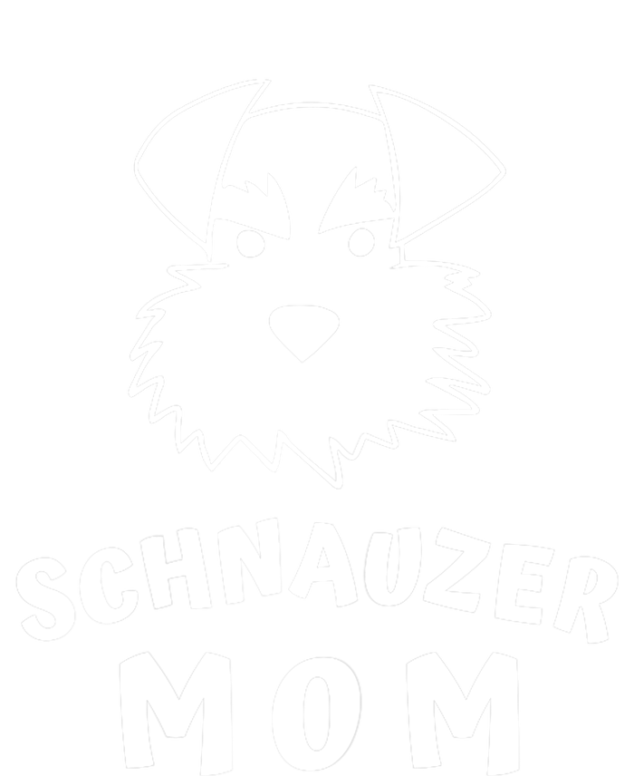 Wo Schnauzer Mom Wos Schnauzer Dog Lover Design Valucap Bio-Washed Visor