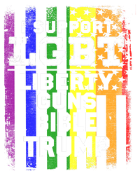 LGBT LIBERTY, GUNS, BIBLE, TRUMP Funny I Support LGBT Parody Election Gift T-Shirt