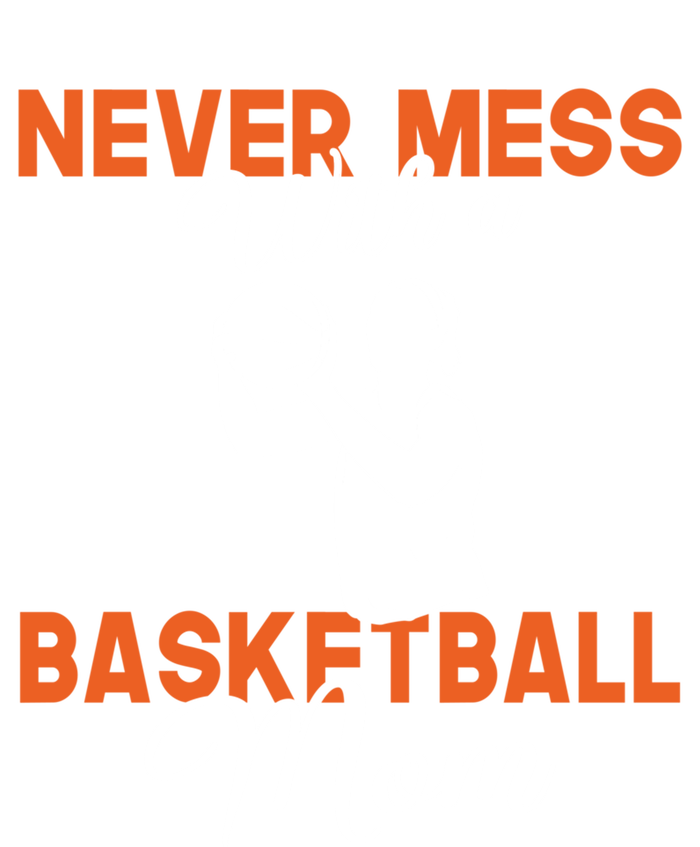 Never Mess With A Basketball Mom Gift Kids Tie-Dye T-Shirt