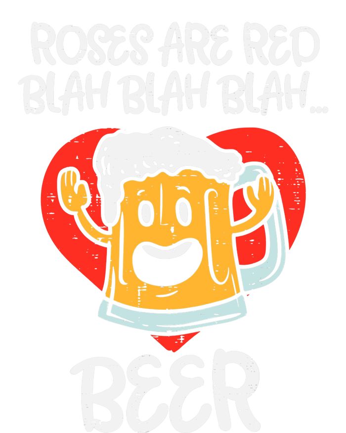 Roses Are Red Blah Beer Funny Valentines Day Drinking Gifts Tank Top