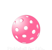 Pickleball For Life Pink Pom Pom 12in Knit Beanie