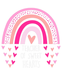 Teacher Sweet Hearts Rainbow PreK Teacher Valentines Day Toddler Sweatshirt