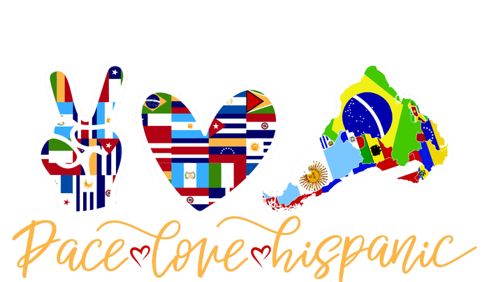 Peace Love Hispanic Heritage Month T-Shirt