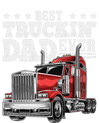 Best Truckin Dad Ever Big Rig Trucker Funny Father's Day Zip Tote Bag