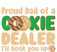 Funny Girl Scout Proud Dad Of A Cookie Dealer I'll Hook You Up Women's Fleece Hoodie