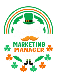 Luckiest Marketing Ager Ever Shamrock Top Hat St Patricks Gift T-Shirt