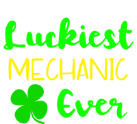 Luckiest Mechanic Ever St Patrick's Day Irish Gift Women's V-Neck T-Shirt