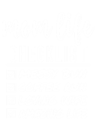 Messy Bun Coffee Run Loving Wife Amazing Life Checklist Gift Women's Flannel Pajama Set