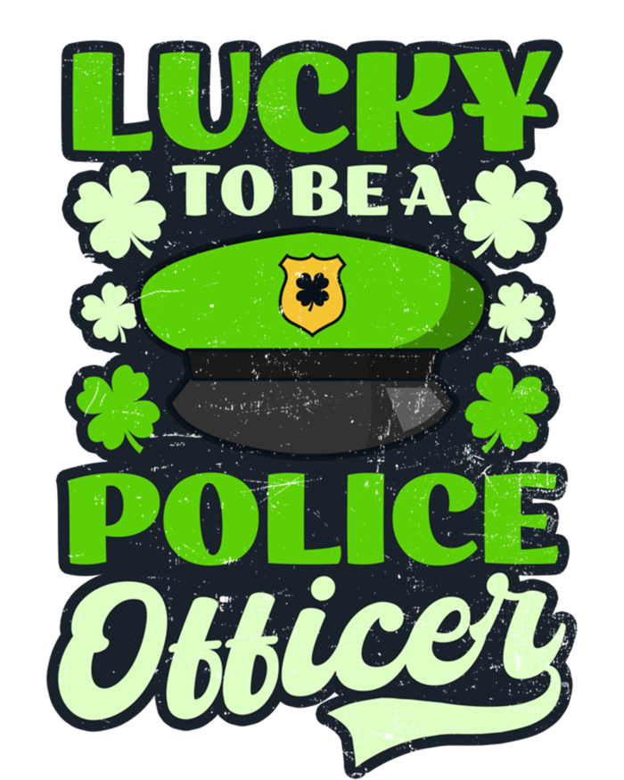 Lucky To Be Police Officer Design St Patricks Police Gift Hoodie