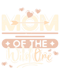 Mom Of The Wild One Heart Mommy Life For Mama Or Grandma Gift Valucap Bio-Washed Visor