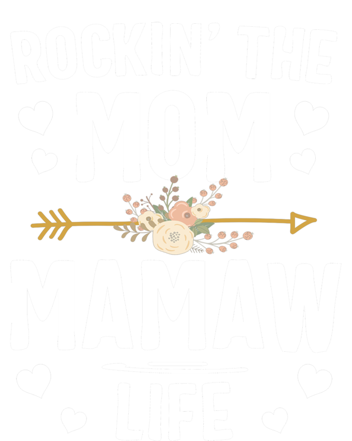 Rockin' The Mom And Mamaw Life Mothers Day Gift Mesh Reversible Basketball Jersey Tank