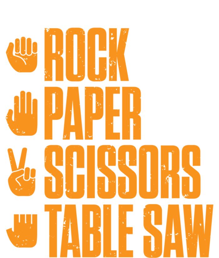 Rock Paper Scissors Table Saw Funny Carpenter Gift Tank Top