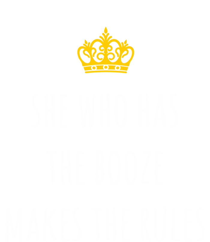 She Who Has The Booze Makes The Rules Funny Bartender Gift Kids Long Sleeve Shirt