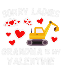 Sorry Ladies Grandma Is My Valentine Days Excavator Hoodie