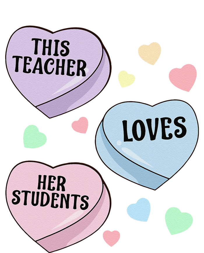 Teacher Valentine's Day THIS TEACHER LOVES HER STUDENTS Sustainable Beanie