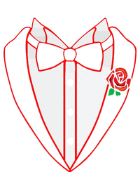 Tuxedo Red Bow Tie Costume Valentine's Day Gifts T-Shirt