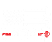 American Flag Bartending Bar Working Bartender Gift Full Zip Hoodie