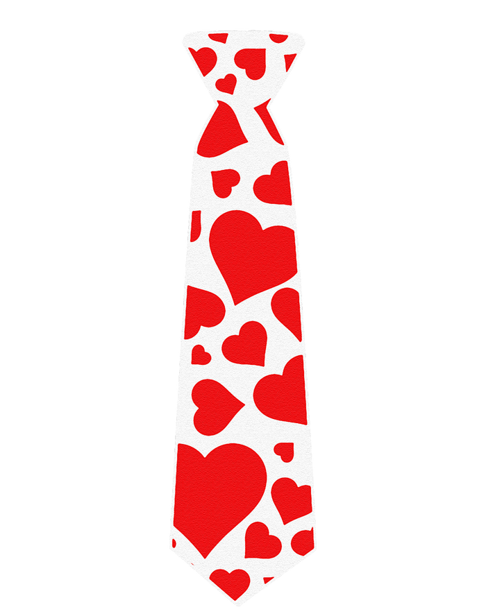 Valentine's Day Hearts Neck Tie For & Adults T-Shirt