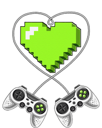 Valentine's Day Video Game Controller Heart Gamer Gifts Love Softstyle Adult Sport Polo