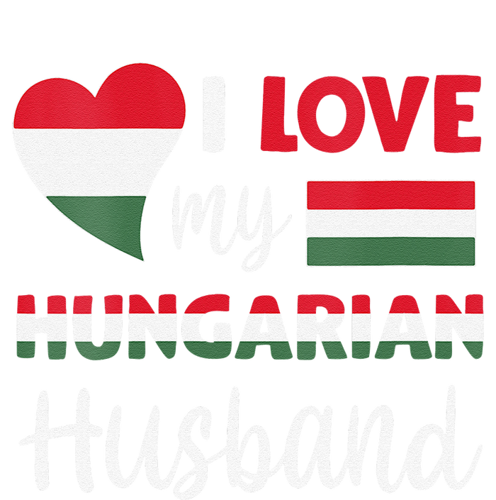 Womens I Love My Hungarian Husband Hungarian Flag Valentines Day T-Shirt