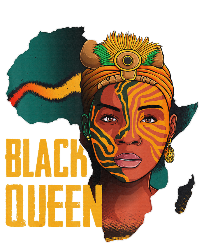 Black Queen Afro Melanin African Women Black History 16 in Basic Backpack