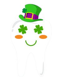 Dentist Dental Student Cute Tooth Hat Saint Patrick's Day Great Gift Ladies Essential Tank