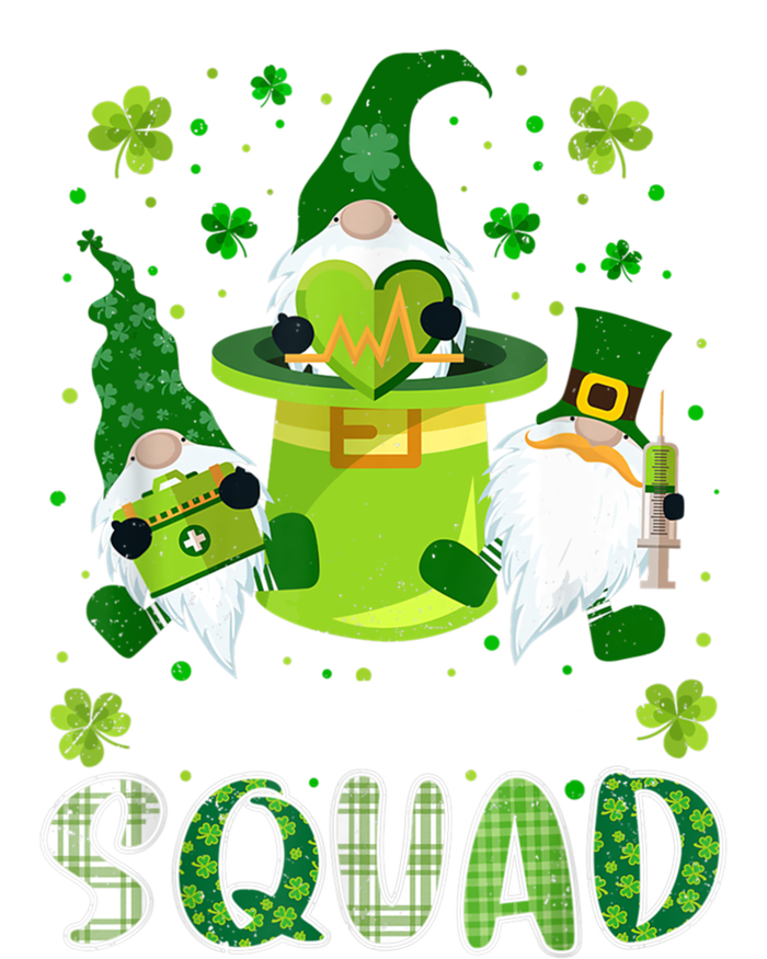 Dialysis Nurse Squad Nursing St Patrick Day Gnomes Irish Gift T-Shirt