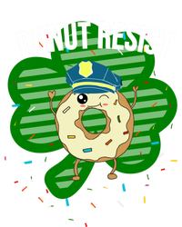 Donut Resist Funny Police Officer Irish St Patricks Day Meme Gift Women's Tri-Blend 3/4-Sleeve Raglan Shirt