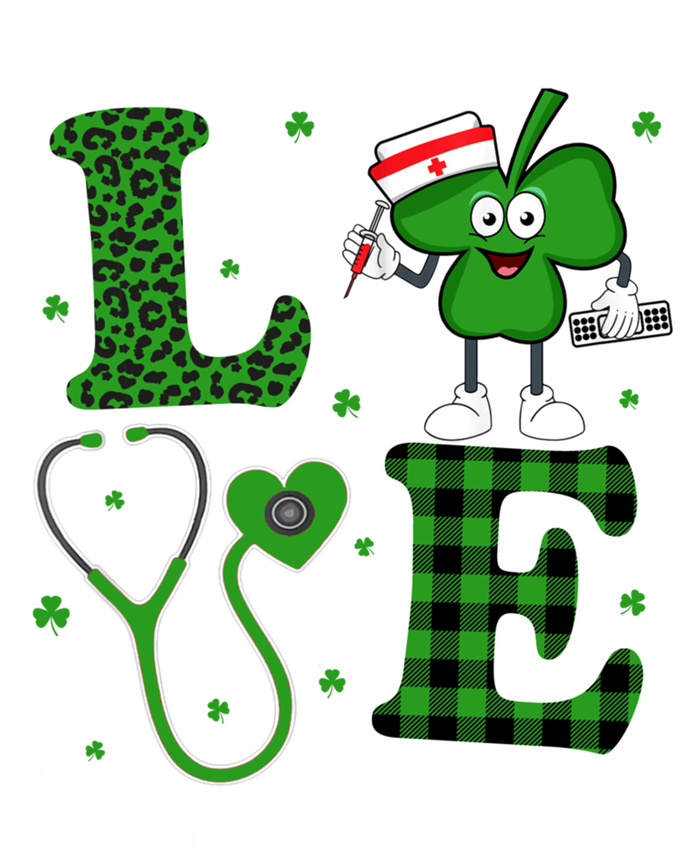 Irish Nurse Gift St Patricks Day Love Home Health Nurse Gift Bumper Sticker