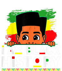 I Am Black History For Black History Month Garment-Dyed Fleece Hoodie