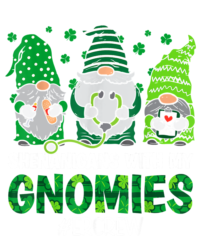 Shenanigans With My Gnomies ER Nurse St Patricks Day Gnome Coaster