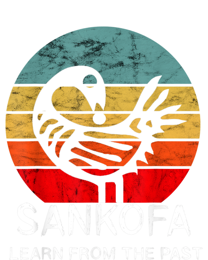 Sankofa Retro Vintage Learn From The Past African Bird T-Shirt