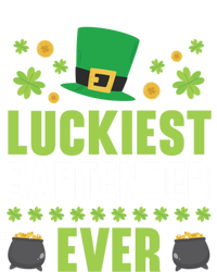 Luckiest Bartender Ever St Patrick's Saint Pattys Day Gift Zip Tote Bag