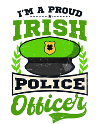 Lucky Irish Police Officer Design St Patricks Police Gift Tie Dye Hoodie