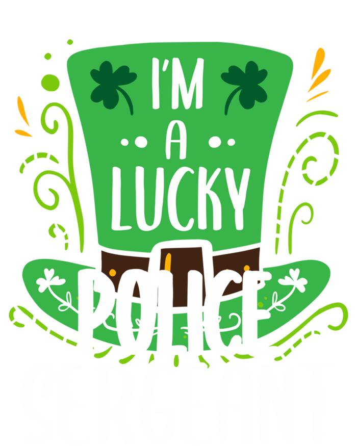 Lucky Police Sergeant St Patrick's Day Police Sergeants Gift Kids Hoodie