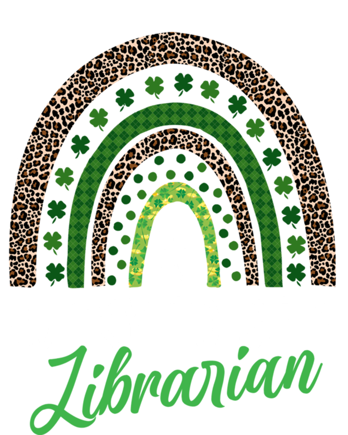 Lucky To Be A Librarian Tee School St Patrick's Day Library Gift Ladies Essential Flowy Tank