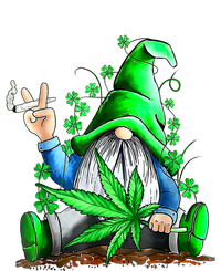 Funny Gnome Pot Leaf 420 Marijuana Weed St Patrick's Day T-Shirt