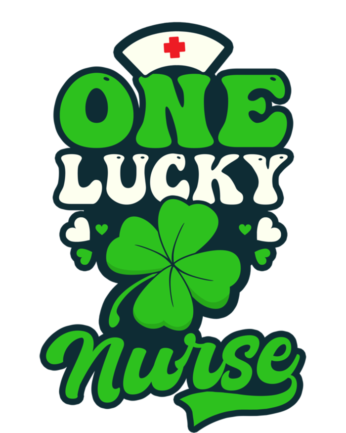 One Lucky Nurse Design St Patricks Nurse Gift Tie-Dye Long Sleeve Shirt