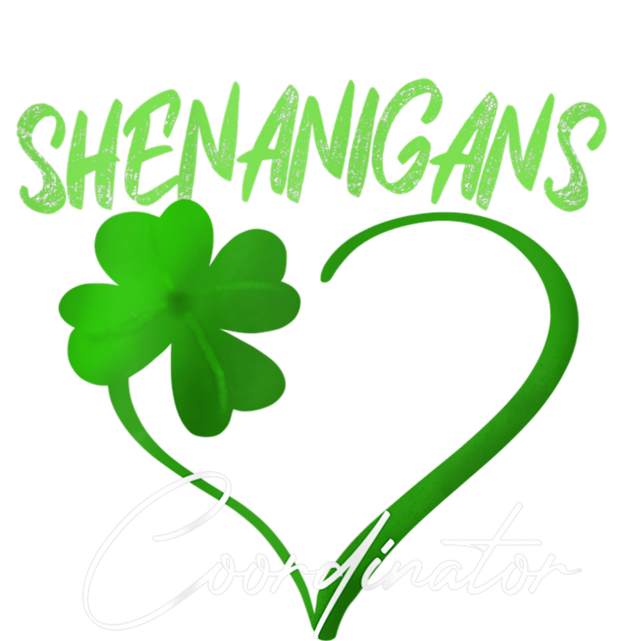 Wo Shenanigans Coordinator Green Heart Shamrock St Patricks Day Pajama Set