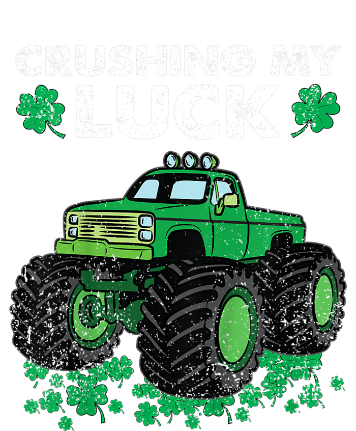 s St Patricks Day Boys s Crushing My Luck Monster Truck T-Shirt