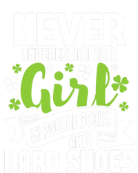 Girl In Poodle Socks - Irish Dancer Ceili Reel Dance Feis Women's Knotted Racerback Tank