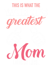 This Is What World's Greatest Mom Looks Like Mother's Day Gift Zip Tote Bag