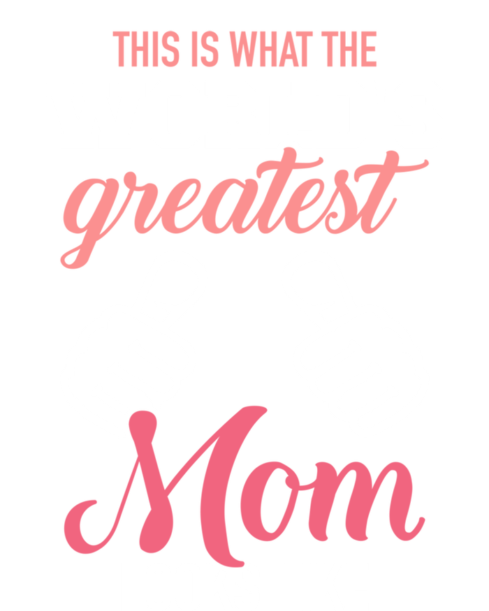 This Is What World's Greatest Mom Looks Like Mother's Day Gift Zip Tote Bag