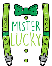 Mister Lucky Suspenders Happy St Patrick's Day Boys Toddlers Kids T-Shirt