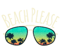 Beach Please Retro Surf Vintage Sunglasses Distressed Gift Funny Gift Baby Bodysuit