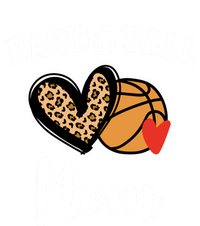 Basketball Mom Leopard Heart Gift T-Shirt