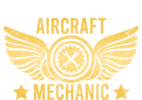 Aircraft Mechanic Logo Badge Aviation Gift T-Shirt