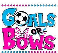 Cute Goals Or Bows Baby Gender Reveal Poster