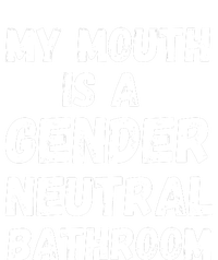 My Mouth Is A Gender Neutral Bathroom Funny Valucap Bio-Washed Visor